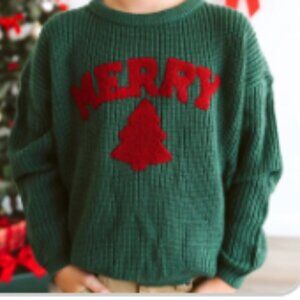 Sweet Wink - Merry Patch Christmas Knit Sweater
